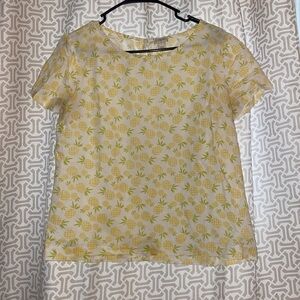 J Crew pineapple 🍍blouse